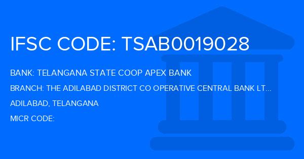 Telangana State Coop Apex Bank The Adilabad District Co Operative Central Bank Ltd Sirpur Branch IFSC Code