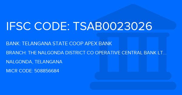 Telangana State Coop Apex Bank The Nalgonda District Co Operative Central Bank Ltd Anumala Branch IFSC Code