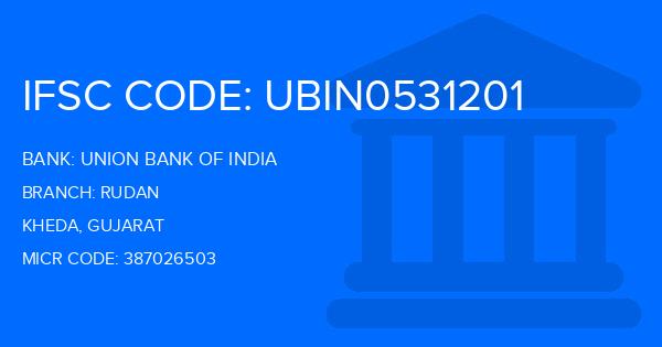 Union Bank Of India (UBI) Rudan Branch IFSC Code