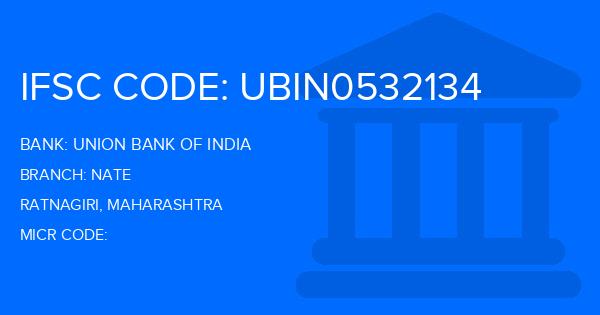Union Bank Of India (UBI) Nate Branch IFSC Code
