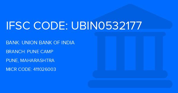 Union Bank Of India (UBI) Pune Camp Branch IFSC Code