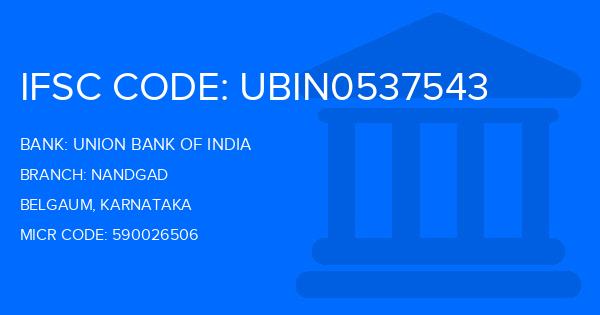 Union Bank Of India (UBI) Nandgad Branch IFSC Code