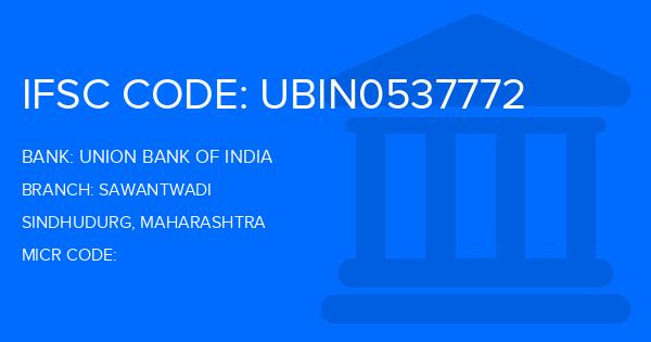 Union Bank Of India (UBI) Sawantwadi Branch IFSC Code