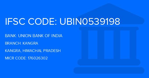 Union Bank Of India (UBI) Kangra Branch IFSC Code
