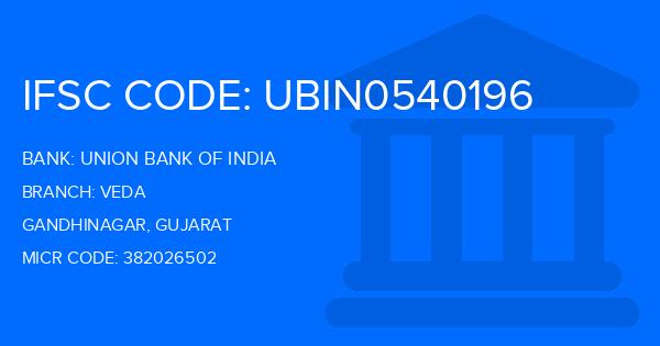 Union Bank Of India (UBI) Veda Branch IFSC Code