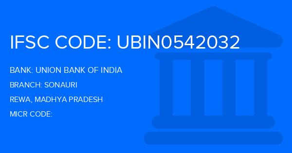 Union Bank Of India (UBI) Sonauri Branch IFSC Code