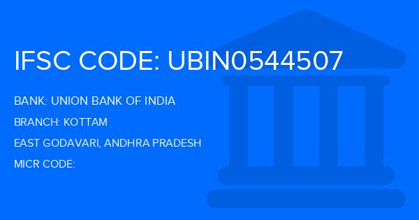 Union Bank Of India (UBI) Kottam Branch IFSC Code