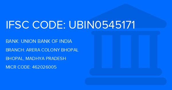 Union Bank Of India (UBI) Arera Colony Bhopal Branch IFSC Code