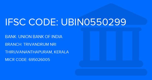 Union Bank Of India (UBI) Trivandrum Nri Branch IFSC Code