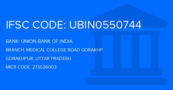 Union Bank Of India (UBI) Medical College Road Gorakhp Branch IFSC Code