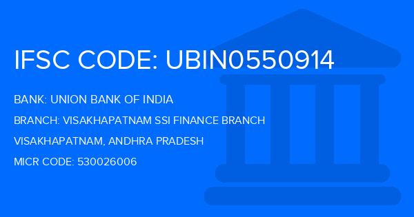 Union Bank Of India (UBI) Visakhapatnam Ssi Finance Branch