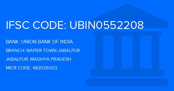 Union Bank Of India (UBI) Napier Town Jabalpur Branch IFSC Code