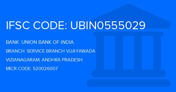 Union Bank Of India (UBI) Service Branch Vijayawada Branch IFSC Code