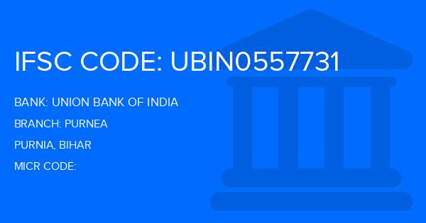 Union Bank Of India (UBI) Purnea Branch IFSC Code