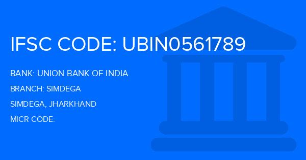Union Bank Of India (UBI) Simdega Branch IFSC Code