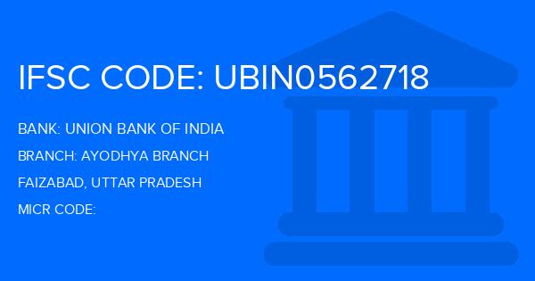 Union Bank Of India (UBI) Ayodhya Branch