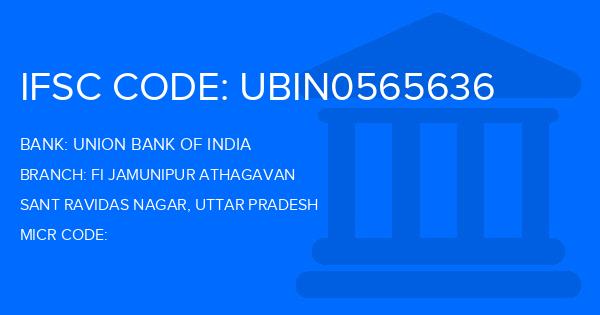 Union Bank Of India (UBI) Fi Jamunipur Athagavan Branch IFSC Code