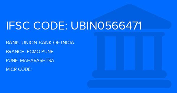 Union Bank Of India (UBI) Fgmo Pune Branch IFSC Code