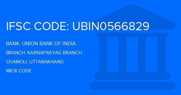Union Bank Of India (UBI) Karnaprayag Branch