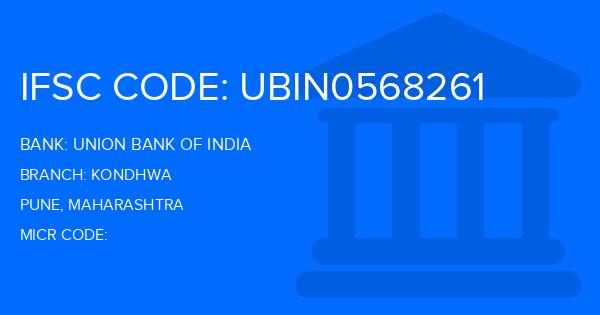 Union Bank Of India (UBI) Kondhwa Branch IFSC Code