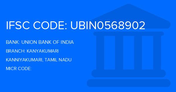Union Bank Of India (UBI) Kanyakumari Branch IFSC Code