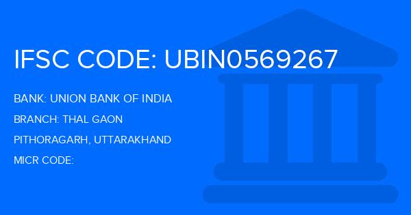 Union Bank Of India (UBI) Thal Gaon Branch IFSC Code