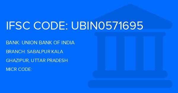 Union Bank Of India (UBI) Sabalpur Kala Branch IFSC Code