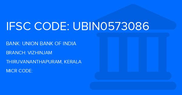Union Bank Of India (UBI) Vizhinjam Branch IFSC Code