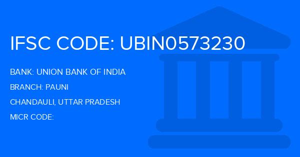 Union Bank Of India (UBI) Pauni Branch IFSC Code