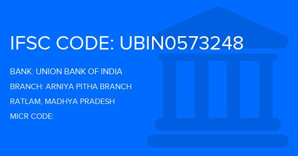 Union Bank Of India (UBI) Arniya Pitha Branch