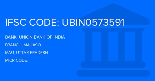 Union Bank Of India (UBI) Mahaso Branch IFSC Code