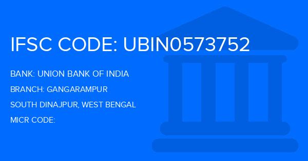 Union Bank Of India (UBI) Gangarampur Branch IFSC Code