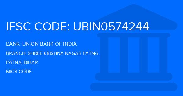 Union Bank Of India (UBI) Shree Krishna Nagar Patna Branch IFSC Code