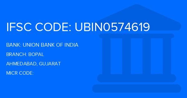 Union Bank Of India (UBI) Bopal Branch IFSC Code