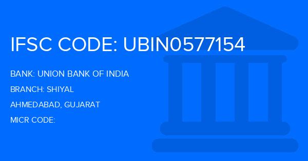 Union Bank Of India (UBI) Shiyal Branch IFSC Code