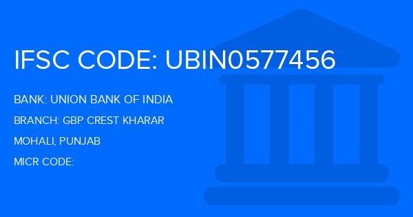 Union Bank Of India (UBI) Gbp Crest Kharar Branch IFSC Code