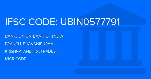 Union Bank Of India (UBI) Bhavanipuram Branch IFSC Code
