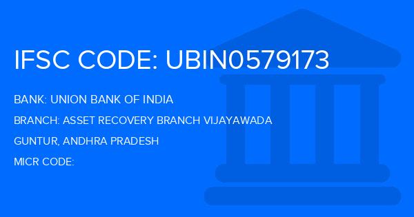 Union Bank Of India (UBI) Asset Recovery Branch Vijayawada Branch IFSC Code
