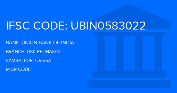 Union Bank Of India (UBI) Usk Redhakol Branch IFSC Code