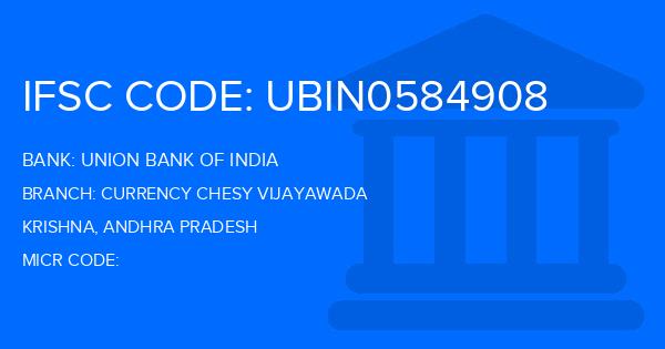 Union Bank Of India (UBI) Currency Chesy Vijayawada Branch IFSC Code