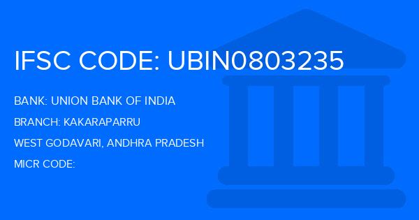 Union Bank Of India (UBI) Kakaraparru Branch IFSC Code