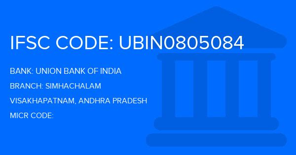 Union Bank Of India (UBI) Simhachalam Branch IFSC Code