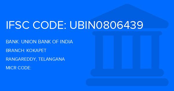 Union Bank Of India (UBI) Kokapet Branch IFSC Code