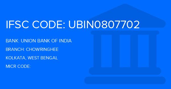 Union Bank Of India (UBI) Chowringhee Branch IFSC Code