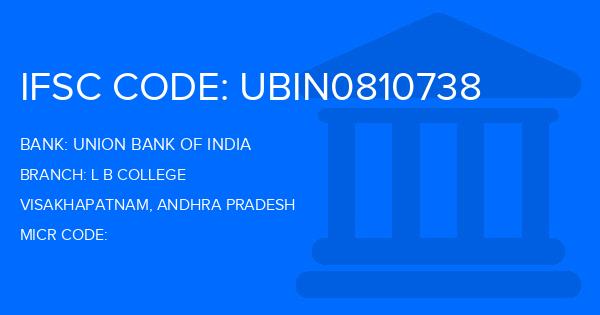 Union Bank Of India (UBI) L B College Branch IFSC Code