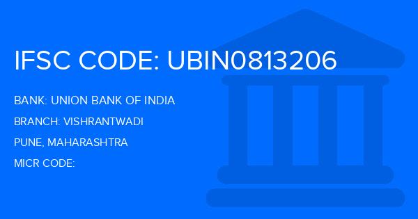 Union Bank Of India (UBI) Vishrantwadi Branch IFSC Code