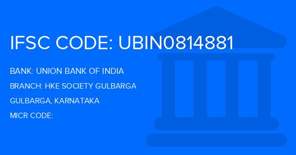 Union Bank Of India (UBI) Hke Society Gulbarga Branch IFSC Code