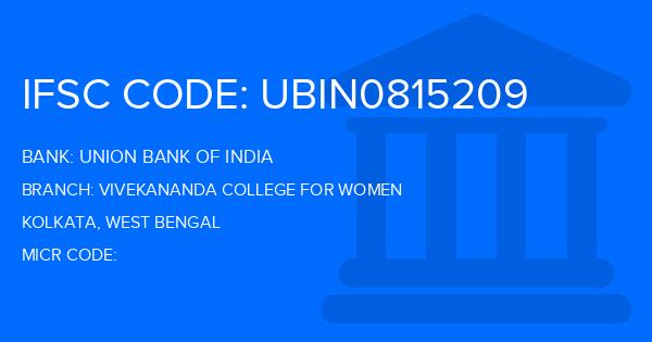 Union Bank Of India (UBI) Vivekananda College For Women Branch IFSC Code