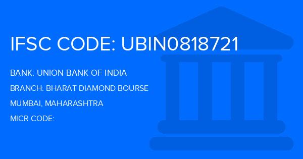 Union Bank Of India (UBI) Bharat Diamond Bourse Branch IFSC Code