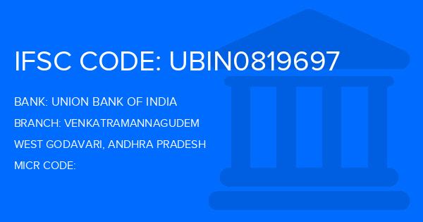 Union Bank Of India (UBI) Venkatramannagudem Branch IFSC Code